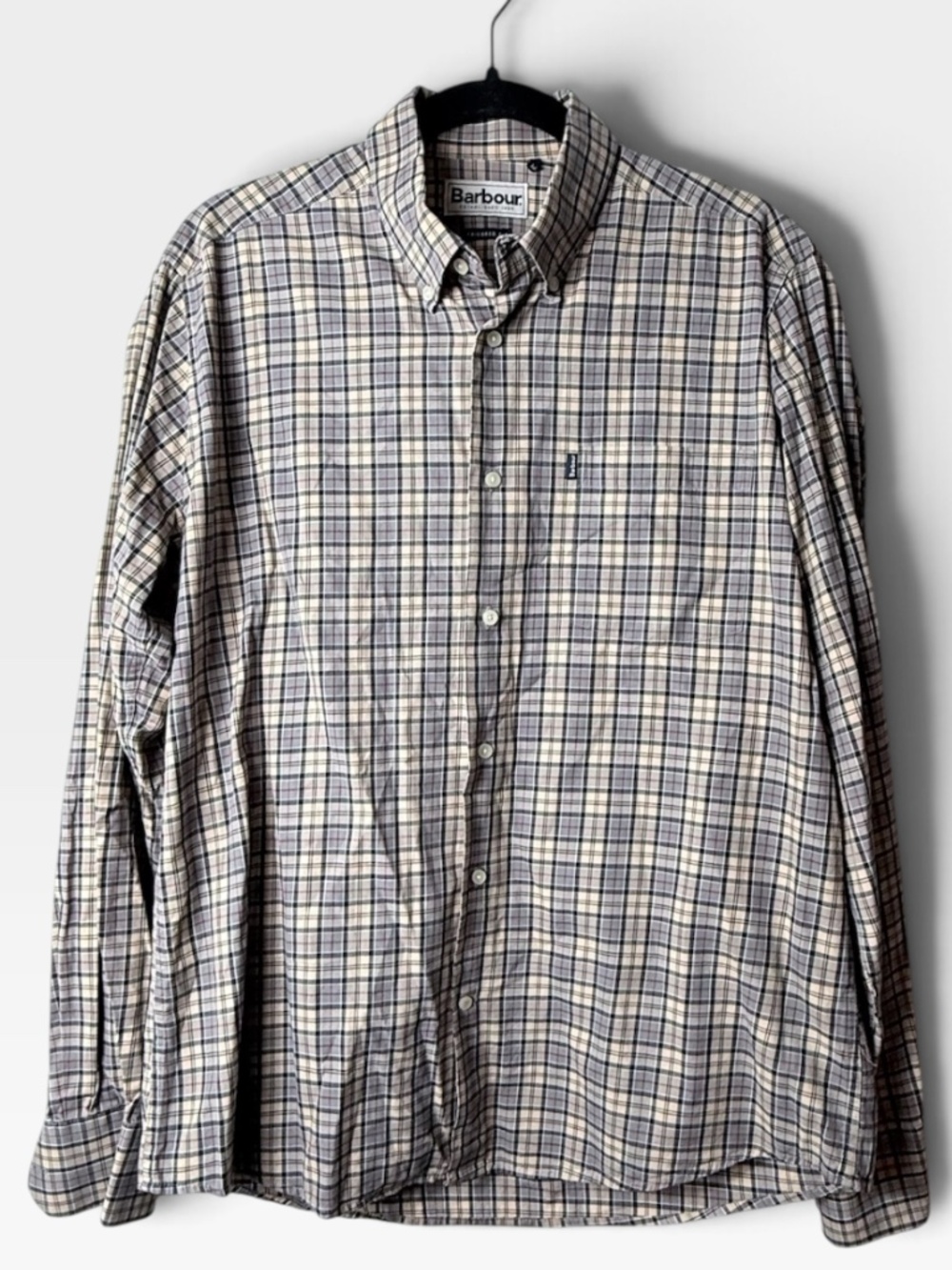 Barbour Men’s Malcolm TR Button Down Tailored Shirt Men's Size Medium (T)
